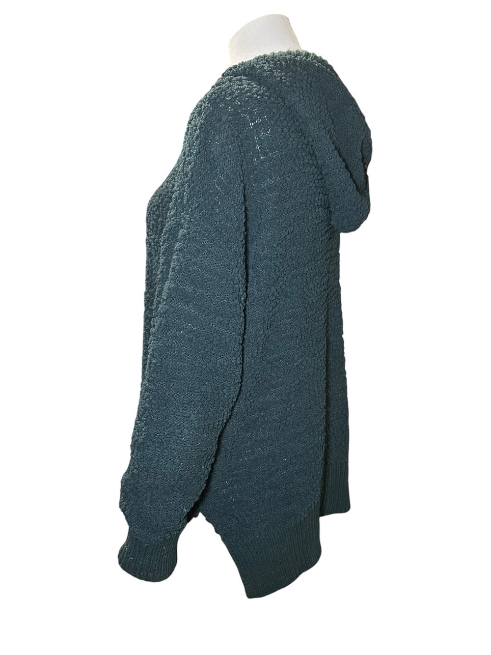 Zenana Outfitters Cozy Popcorn Hooded Knit Sweater - Picture 5 of 9